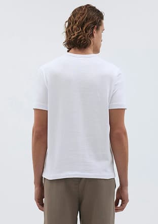 M0611903-620 Erkek Beyaz T-shirt - 2