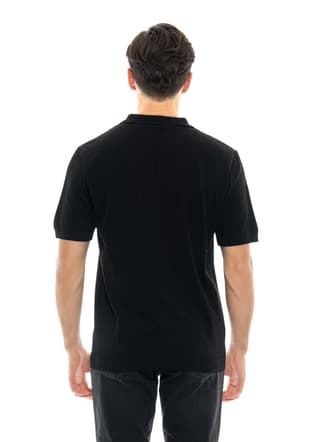24Yjeeo03001 Erkek Siyah Polo Yaka T-shirt - 4