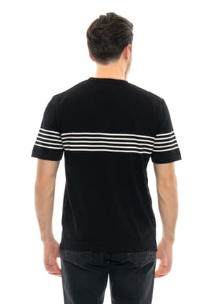 24Yjeeo03006 Erkek Siyah Bisiklet Yaka T-shirt - 4