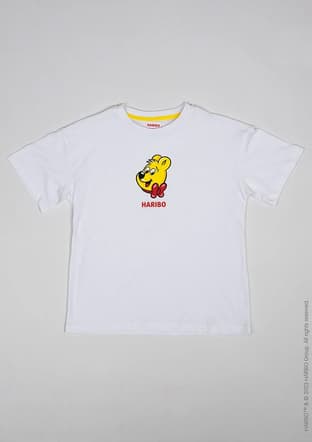 Hrbtxt109 Unisex Çocuk Beyaz Bisiklet Yaka T-shirt - 3