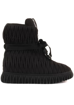 23K410-1 Sy Kadın Siyah Sneaker - 2
