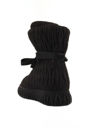 23K410-1 Sy Kadın Siyah Sneaker - 3
