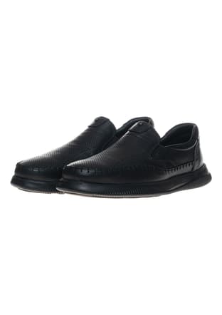 9040 Merdane Ayakkab Erkek Siyah Casual Ayakkabı - 2
