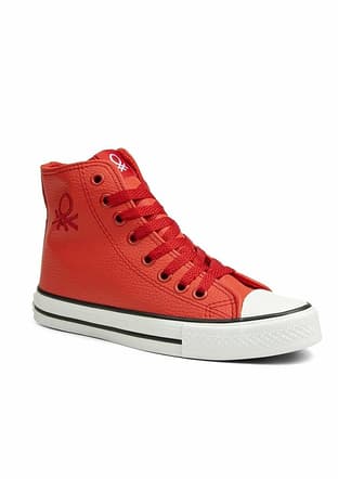 Bn-30727 Kadın Kırmızı Casual Ayakkabı - 2