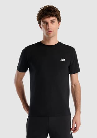 - MNT1537-BK Erkek Siyah Baskılı T-Shirt - 1