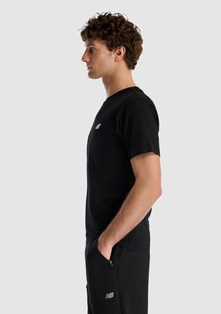 - MNT1537-BK Erkek Siyah Baskılı T-Shirt - 3