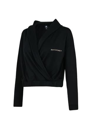 - WNH1614-BK Kadın Siyah Kapüşonlu Sweatshirt - 1