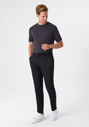 BPN3001100000 Erkek Siyah Jogger Pantolon - 1