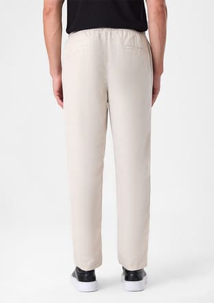 B35S33001 Erkek Bej Jogger Pantolon - 3