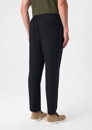 B35S33001 Erkek Siyah Jogger Pantolon - 5