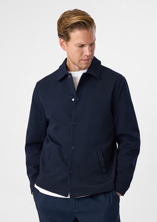 BMN6001600000 Erkek Lacivert Örme Mont - 4