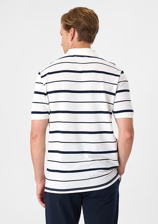 BTS1007200000 Erkek Beyaz Polo Yaka T-Shirt - 5