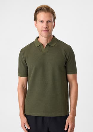 BTS1008200000 Erkek Yeşil Polo Yaka T-Shirt - 5