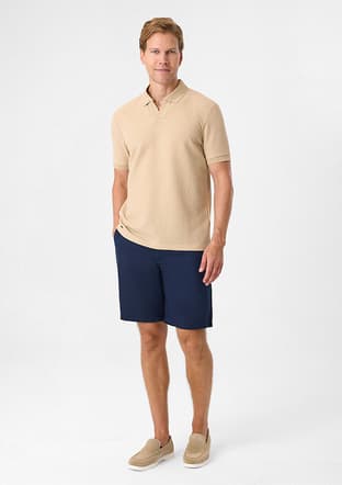 BTS1008200000 Erkek Bej Polo Yaka T-Shirt - 2