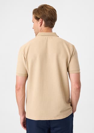 BTS1008200000 Erkek Bej Polo Yaka T-Shirt - 3