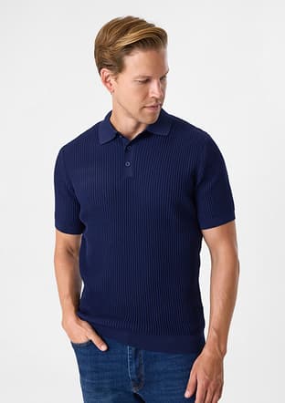 BTR4004000000 Erkek Lacivert Triko T-Shirt - 3