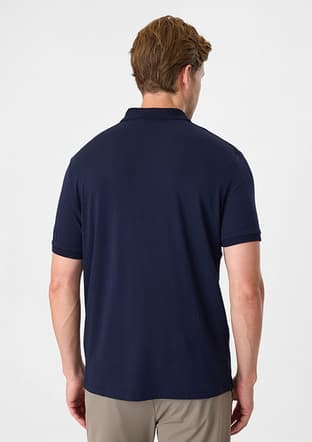 B35S10026 Erkek Lacivert Polo Yaka T-Shirt - 2