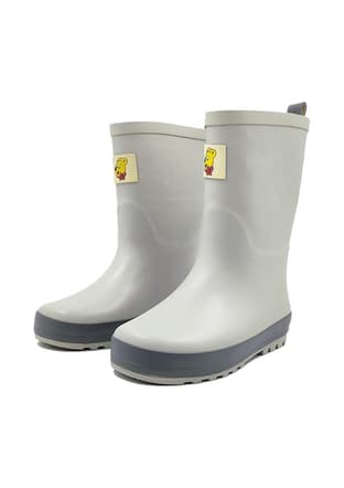 Hrbftw701 Unisex Çocuk Gri Yağmur Çizmesi - 4