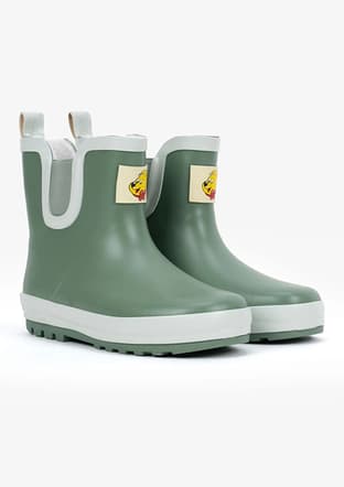 Hrbftw700 Unisex Çocuk Yeşil Yağmur Çizmesi - 1