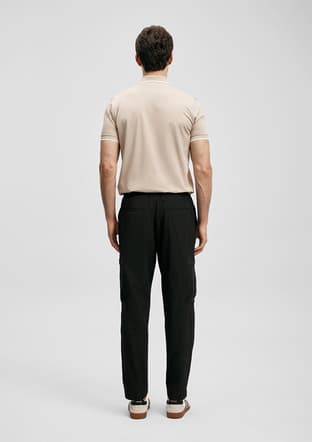Chase - 111040236 Erkek Bej Polo Yaka T-Shirt - 2