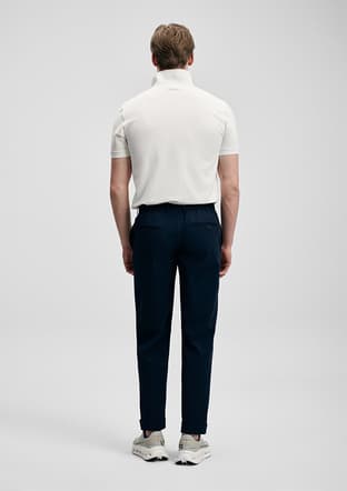 Carter - 111040233 Erkek Kırık Beyaz Polo Yaka T-Shirt - 2