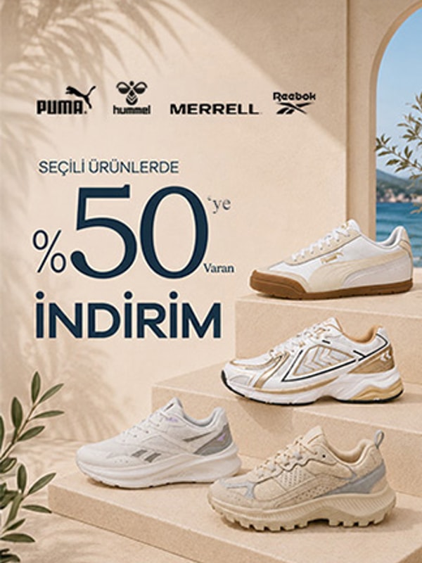 Seçili Spor Markalarında %50'ye Varan İndirim