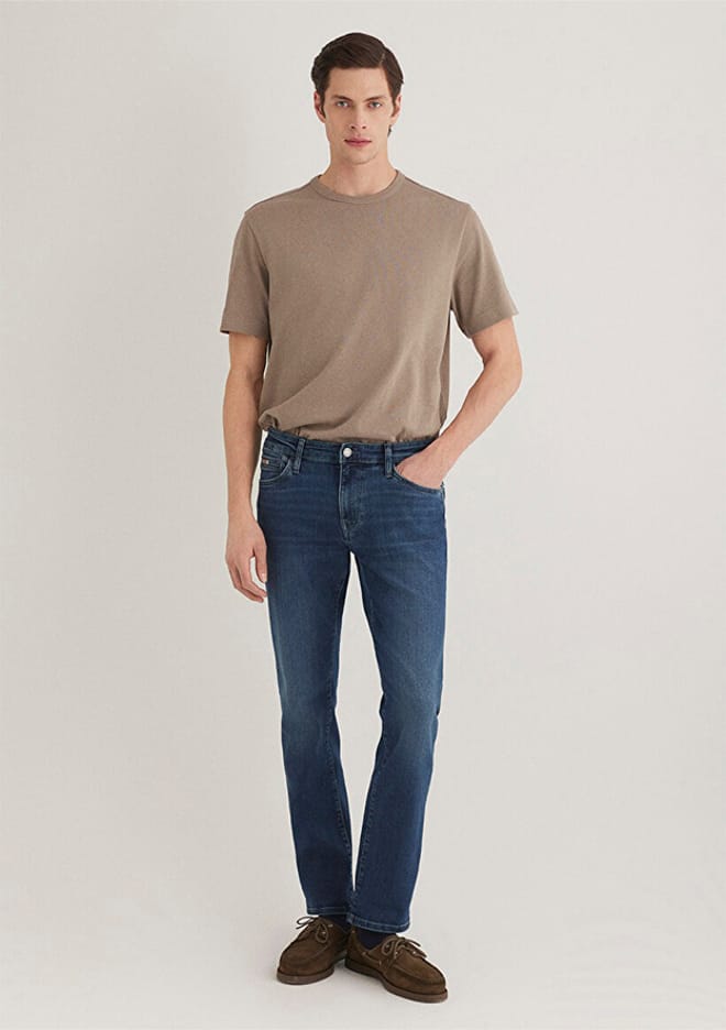 M0037888222 Erkek Mavi Jean Pantolon