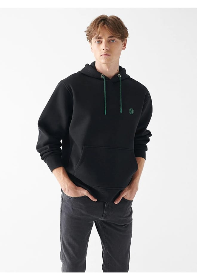 M065809-900 Erkek Siyah Sweatshirt