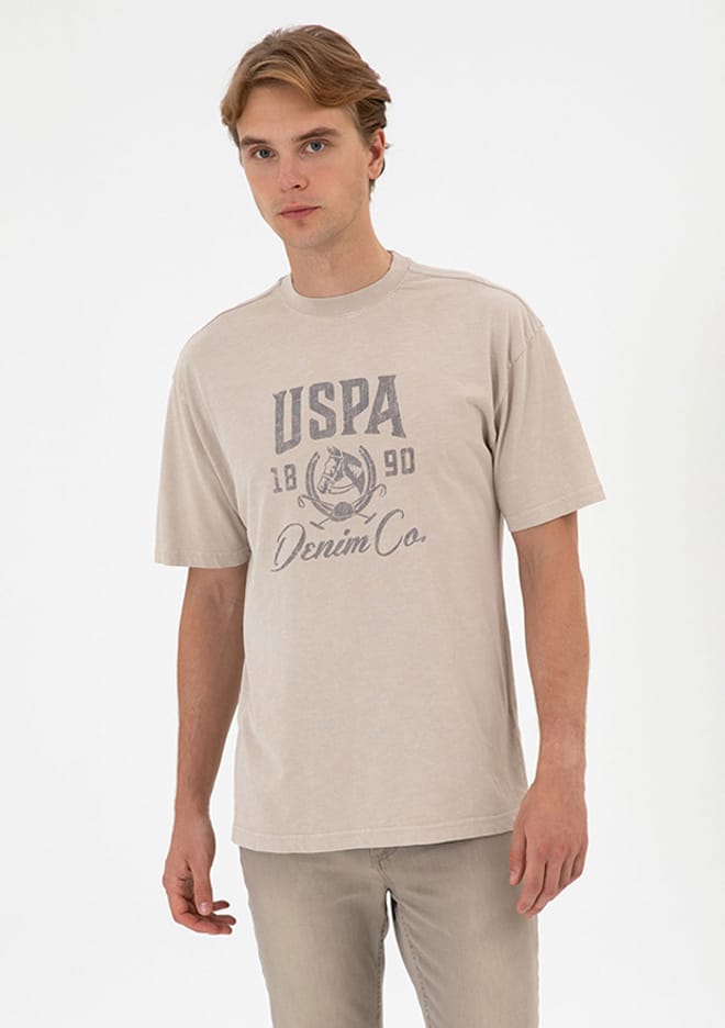 T117044085.2106782 Erkek Bej T-shirt