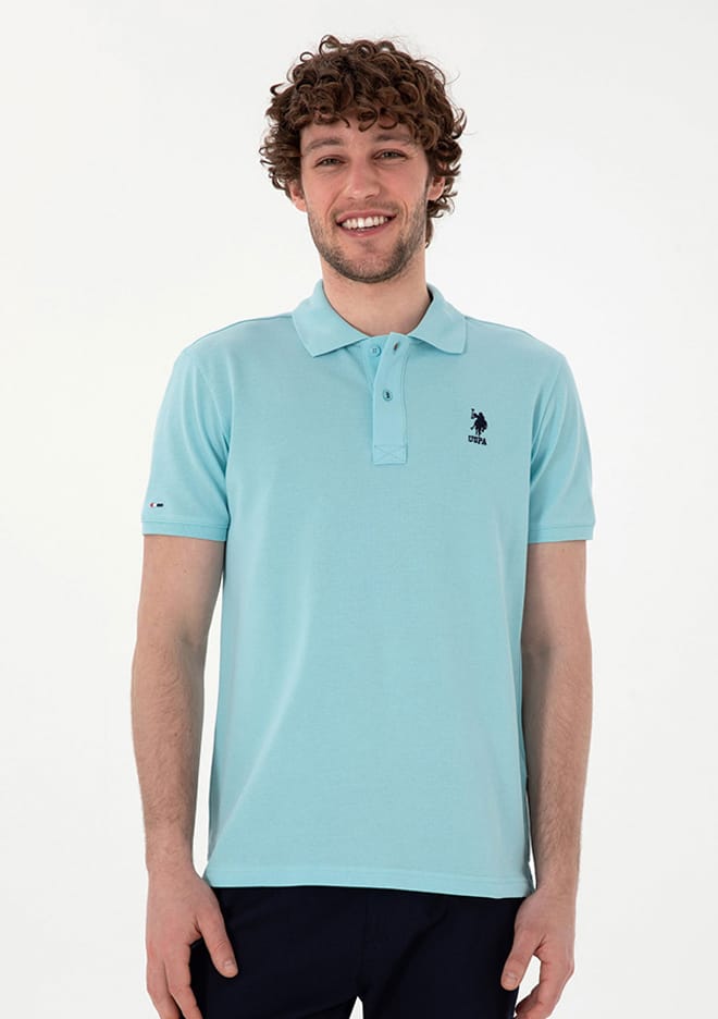 T117019410.2084410 Erkek Mavi Basic T-shirt