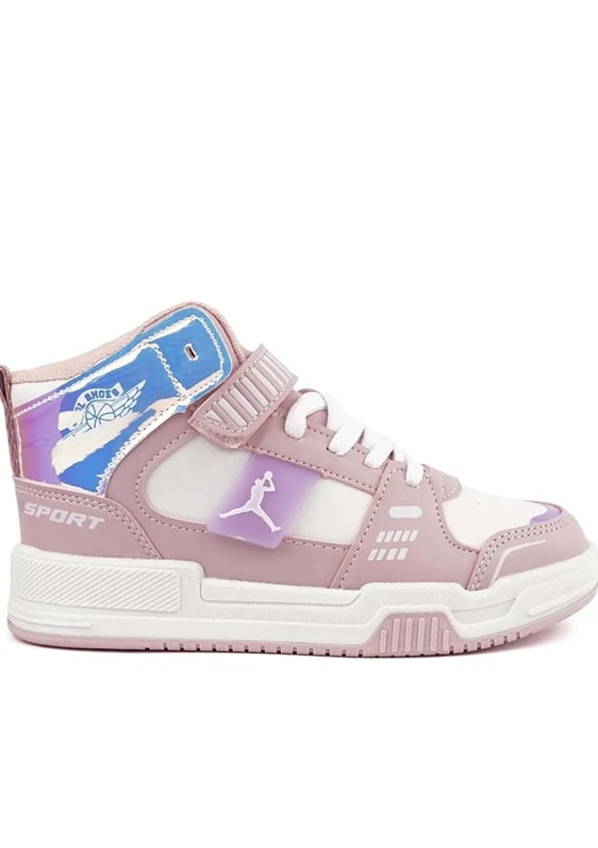 King Uzun Flt Unisex Çocuk Pembe Sneaker