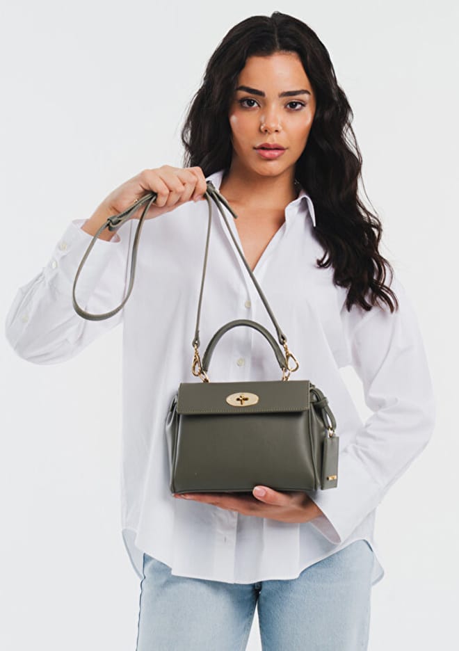 Cn7554T Kadın Yeşil Çapraz Çanta