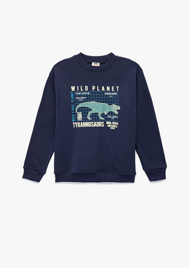 6Wkb10063Tk Erkek Çocuk Lacivert Sweatshirt