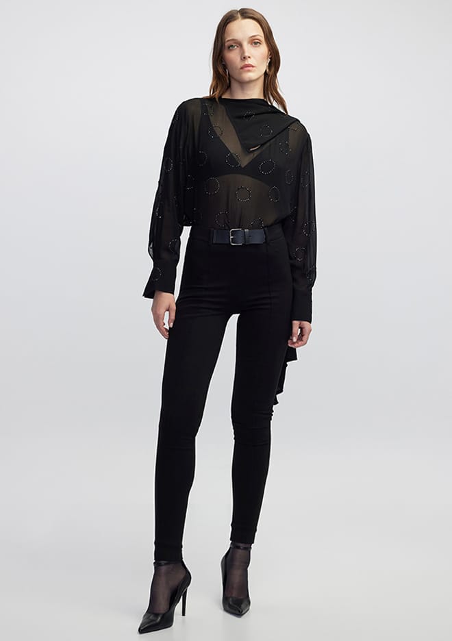 Iw6250003156 Kadın Siyah Pantolon