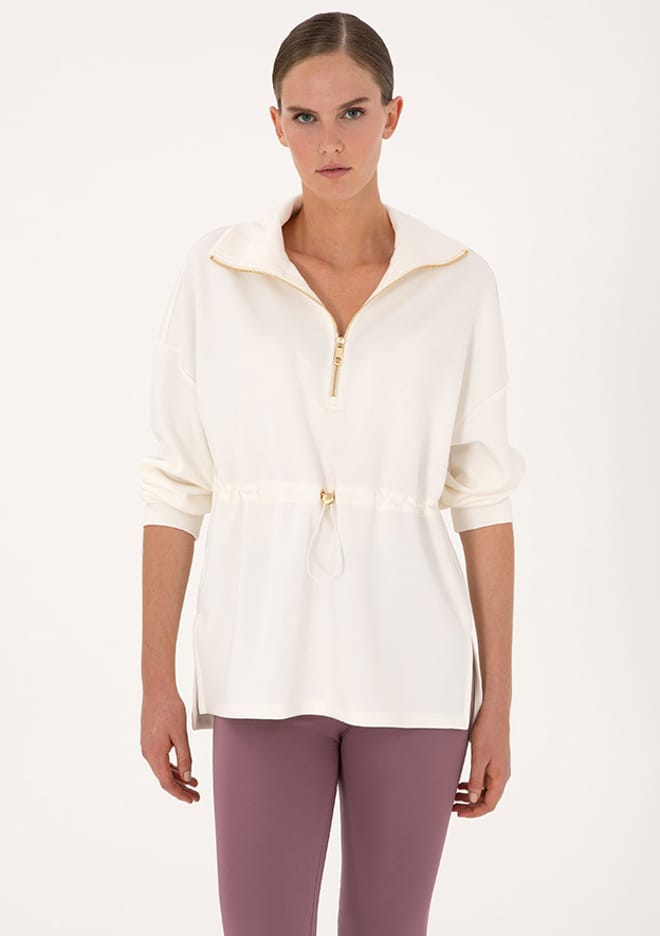 T117120048.2240368 Kadın Beyaz Sweatshirt