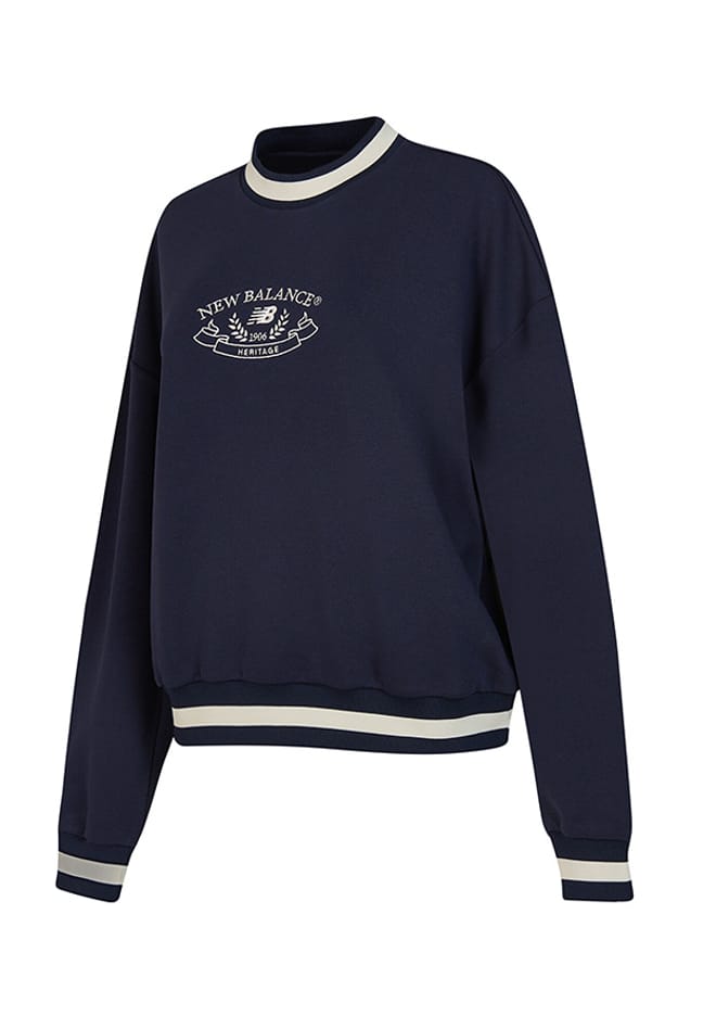 Wnc3501-Avı Kadın Lacivert Sweatshirt