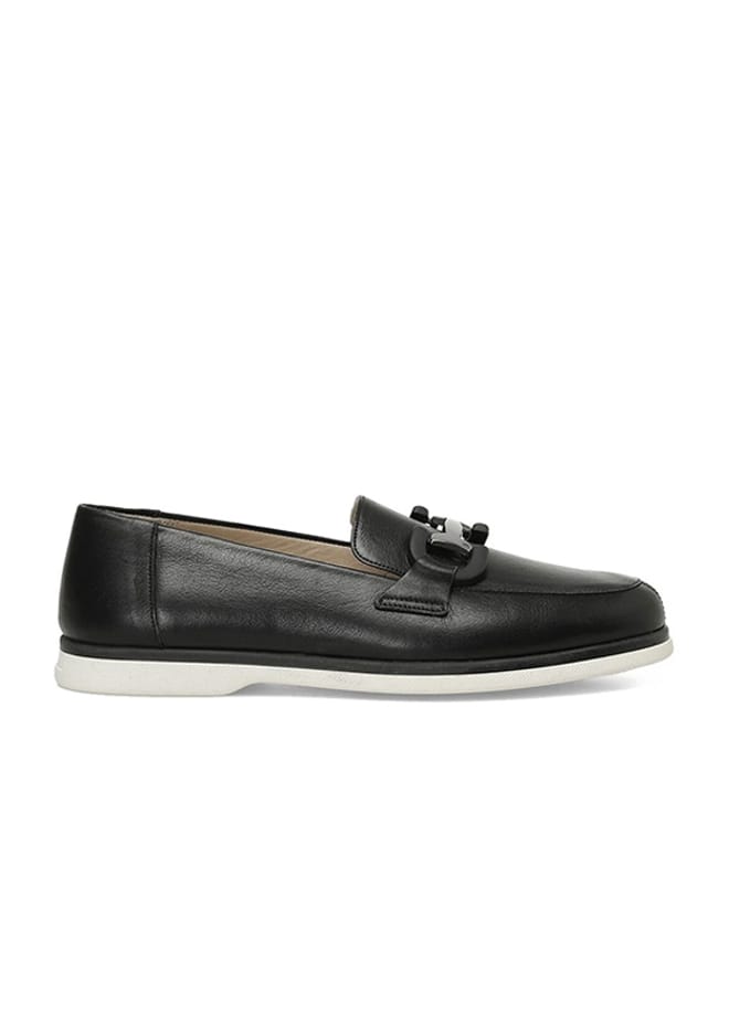 A10197361012010 Kadın Siyah Loafer