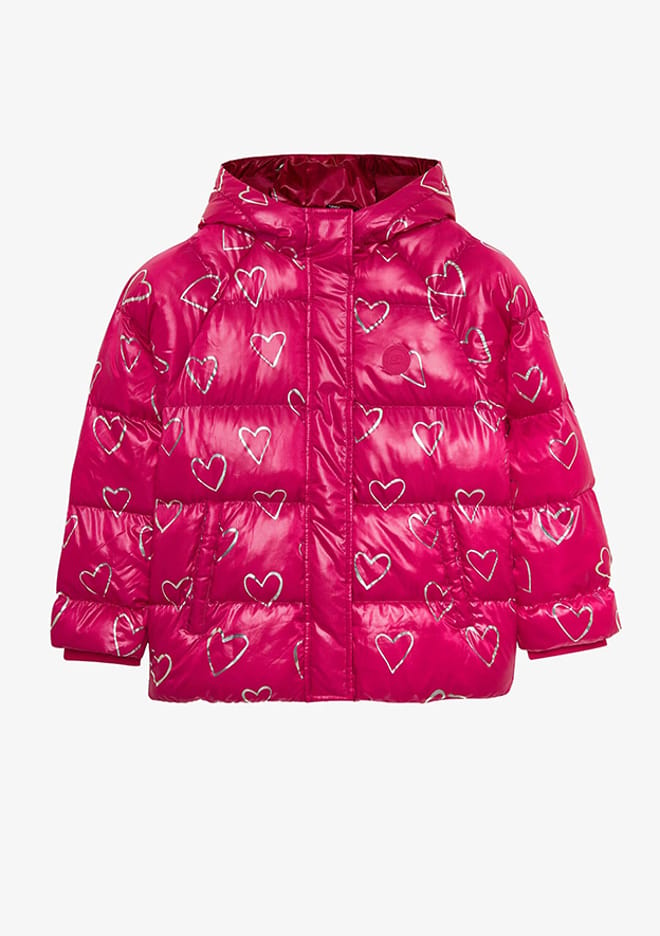 Sk242110-509 Kız Çocuk Pembe Mont