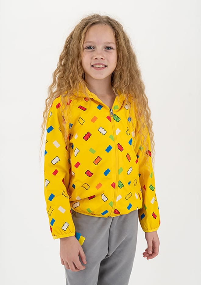Hrbtxt402 Unisex Çocuk Sarı Mont