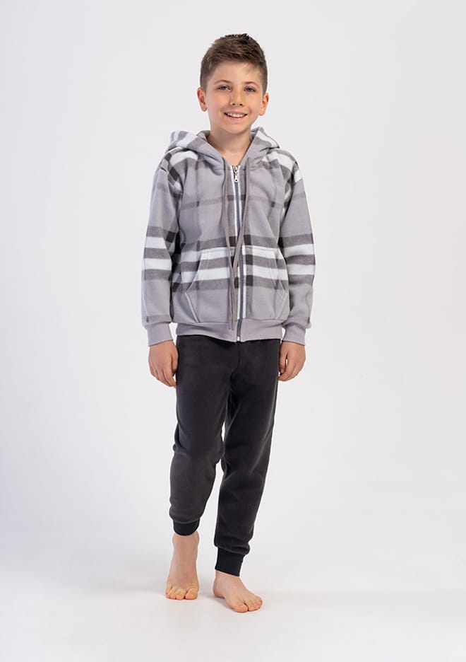 4030590188 Erkek Çocuk Gri Pijama