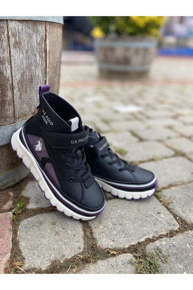 A10188573312010 Kız Çocuk Siyah Sneaker