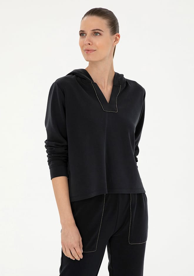 T116838027.1830109 Kadın Siyah Sweatshirt