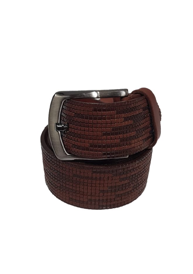 G-403112 Unisex Yetişkin Kahverengi Kemer