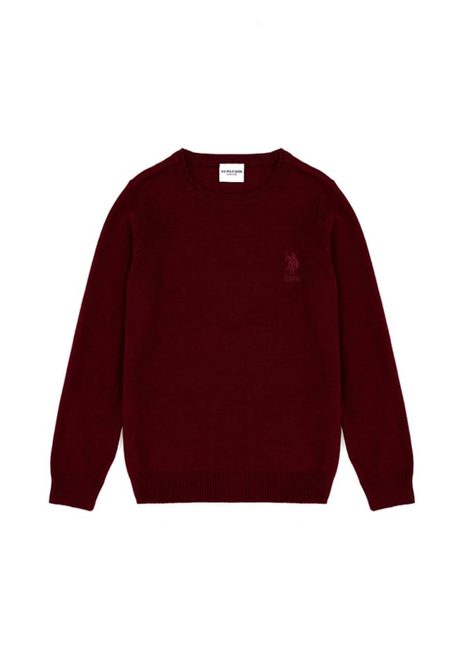 T116713910.1639135 Erkek Çocuk Bordo Kazak