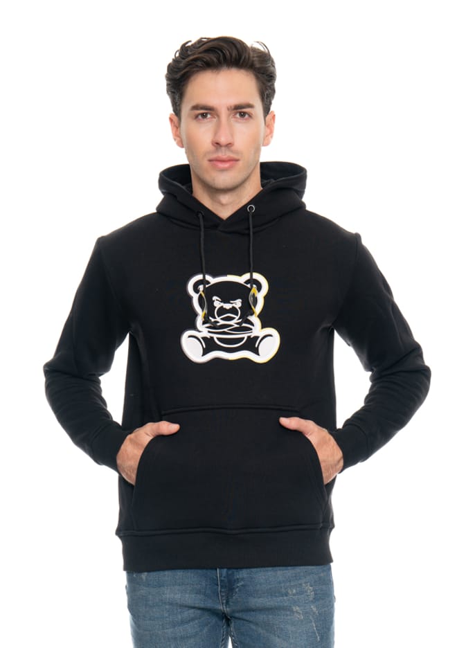 23Sjjannoyed03 Erkek Siyah Sweatshirt