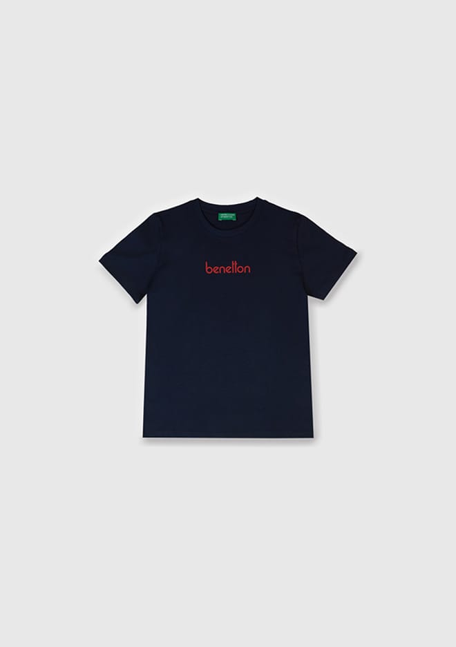 17005 Erkek Çocuk Lacivert Kısa Kol T-shirt