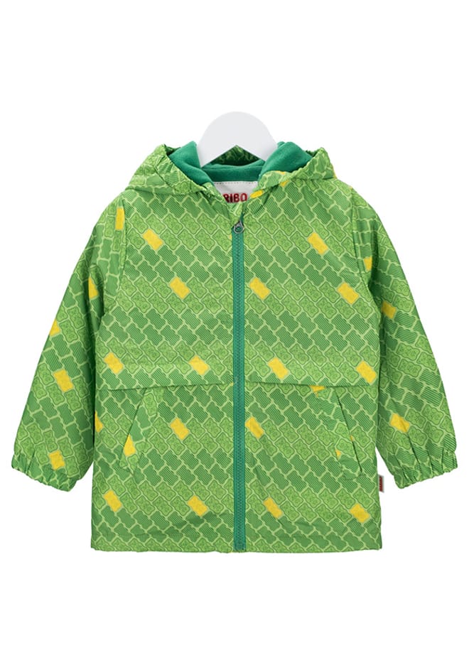 Out02F Unisex Çocuk Yeşil Mont