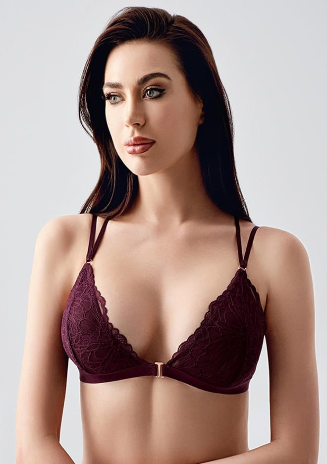 3383260000 Kadın Bordo Bralet
