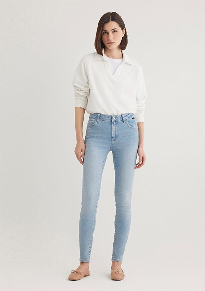 M100328-86448 Kadın Çok Renkli Jean Pantolon