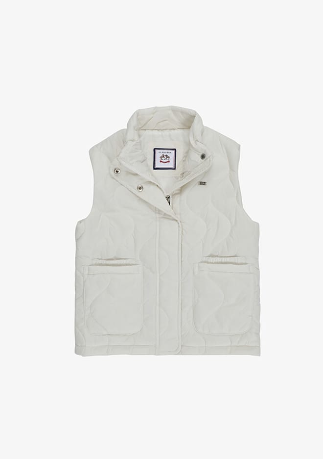 T117169102.Pu-9232 Kız Çocuk Beyaz Yelek